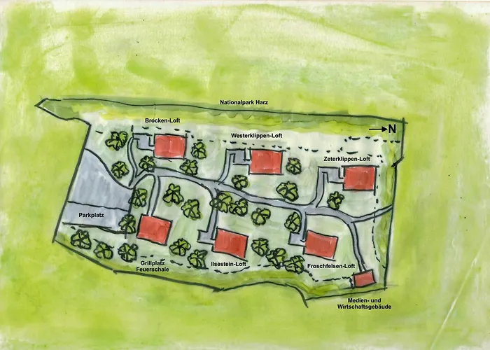 Treetop House Near Mount Brocken 伊尔森堡